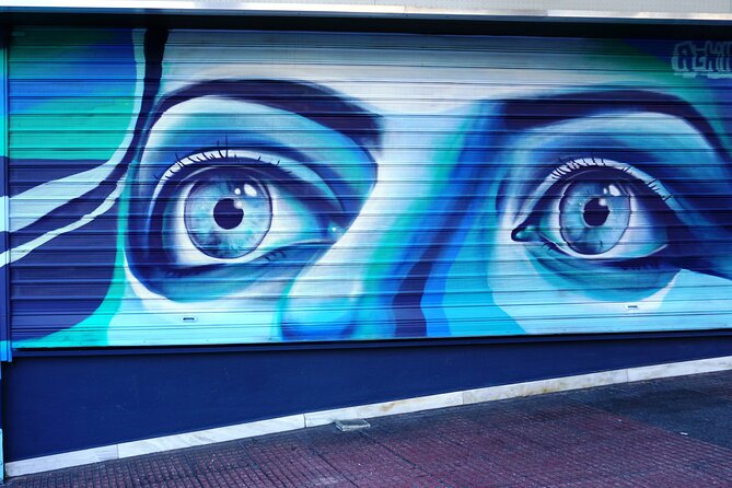 Athens Street Art - Private Walking Tour - Stop 4: Kerameikos’ ancient-modern contrast and iNO’s DaVinci murals