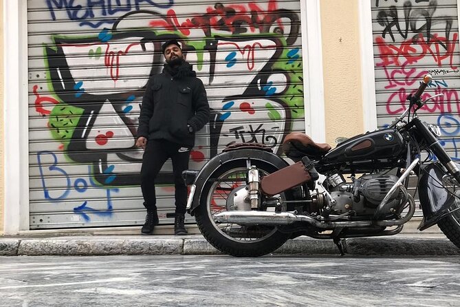 Athens street art tour - Metaxourgio stop: murals, social energy, and the owl of Athens