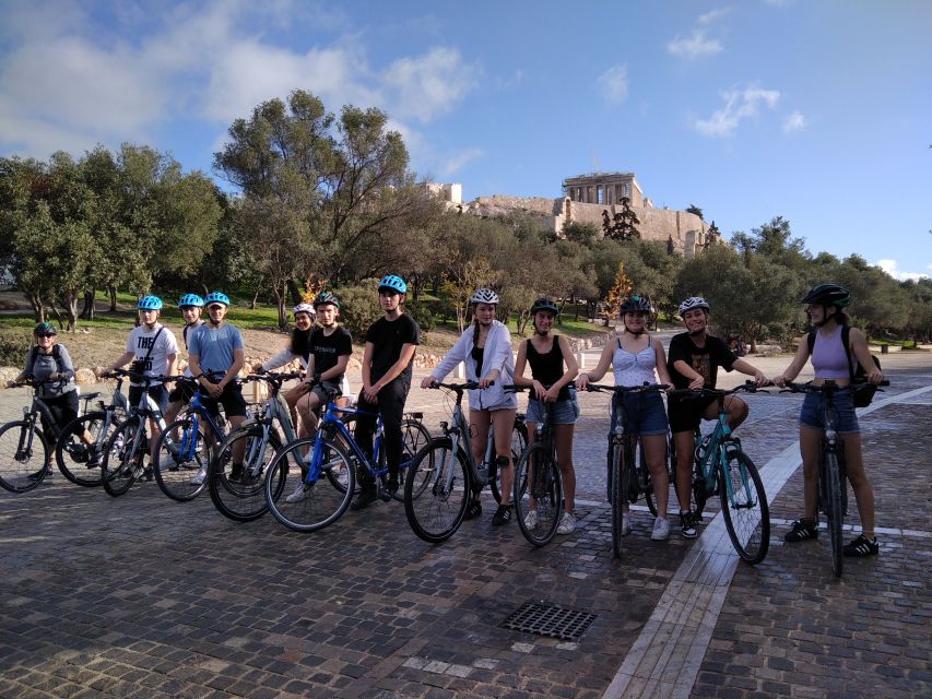 Athens: Sunset Bike Tour - Philopappou Hill and the National Observatory viewpoint