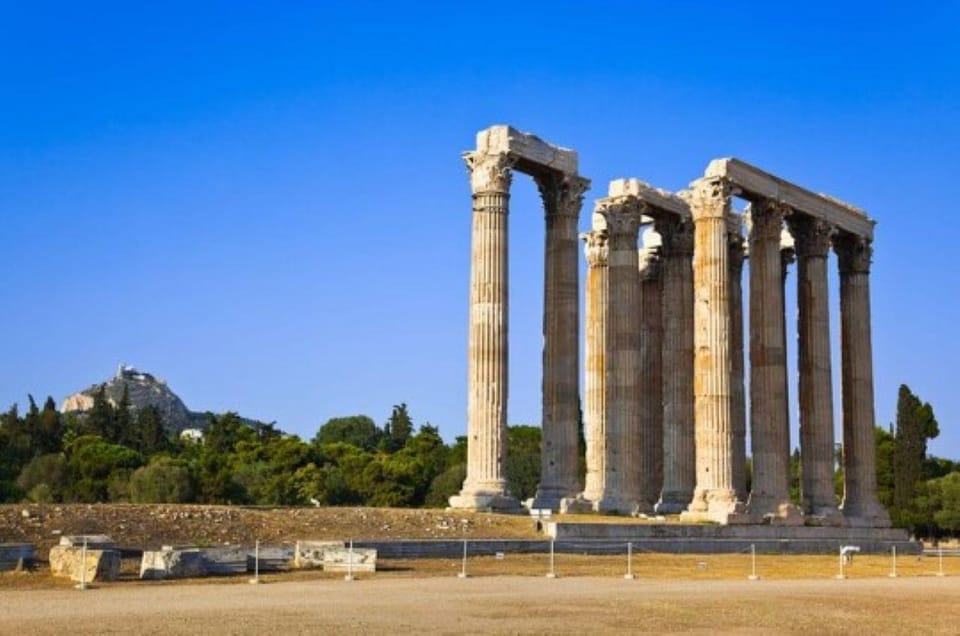 Athens: Temple of Olympian Zeus Entrance Ticket - Where the temple sits: a short walk from Acropolis energy