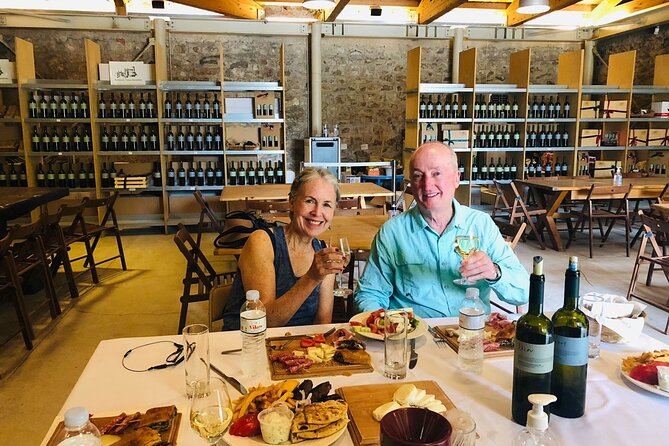 Athens Wine Tour - An Outstanding Full Day Experience For Dedicated Winelovers - Stop at the first Attica winery: cellars, vineyards, and 4–5 tastings