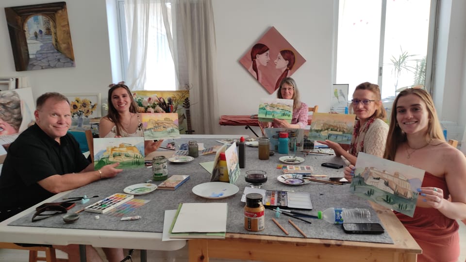 Athens: workshop for painting landscape with local artist - Should you book this Athens watercolor class?