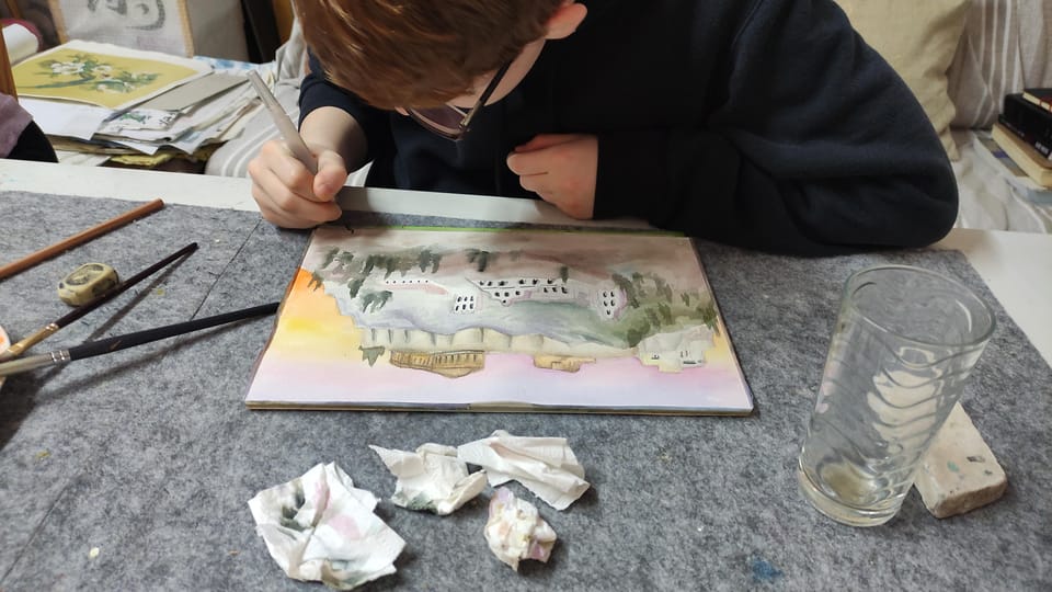 Athens: workshop for painting landscape with local artist - Watercolor techniques you’ll actually use