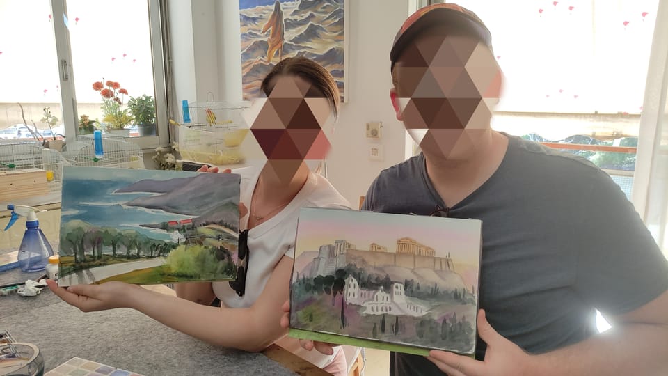 Athens: workshop for painting landscape with local artist - Who should book this Athens workshop (and who might skip it)