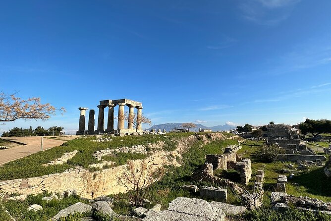 Biblical Corinth Taste Faith & History with wine & Oil Tasting - Lunch break and Acrocorinth: turning history into a view