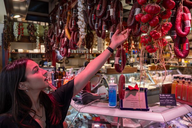 Classic Athens Food Tour with Local Drink & Market Visit - Evripidou Street: spices, shopfronts, and old-city texture
