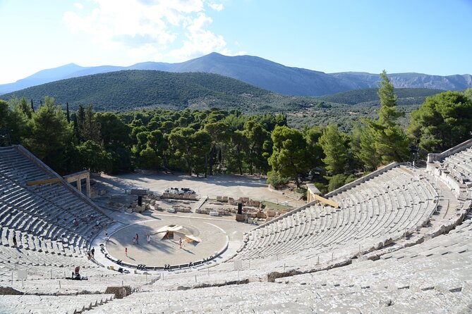 Corinnt Canal, Epidaurus, Nafplio and Mycenae, Private Day Tour - Epidaurus Theatre: where acoustics do the talking