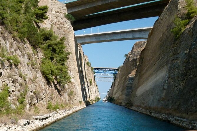 Corinth Canal, Ancient Corinth, Mycenae and Nafplio Private Tour from Athens - Corinth Canal: engineering drama in a short stop