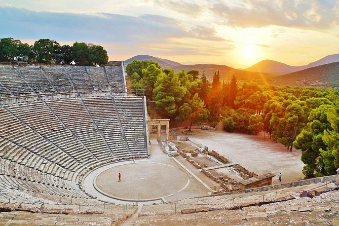 Corinth Canal, Ancient Corinth, Mycenae, Nafplio & Epidaurus Private Sightseeing - Epidaurus: the theatre where the acoustics still work