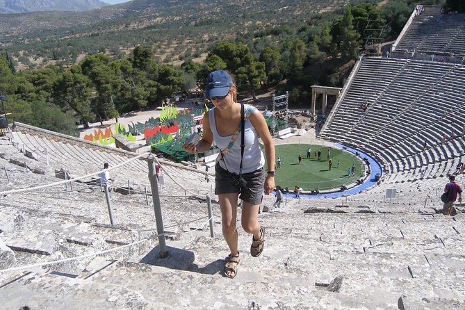 Corinth Canal, Mycenae, Nafplio, Epidaurus Private Tour plus a GREAT Lunch - Stop 4: Palamidi Castle (optional 999 steps for a viewpoint payoff)