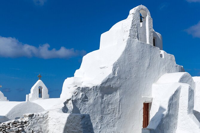 Day Trip to Mykonos Island from Athens - Ornos Beach: swimming, sunbeds you may need to rent, and a lunch window