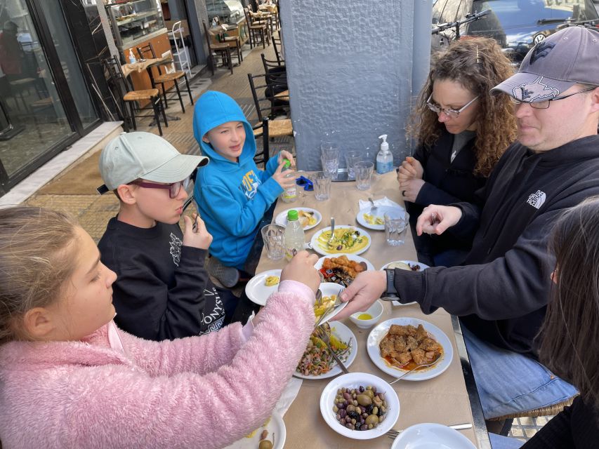 Delicious food tour for families 15+ iconic Greek foods - Mezze tastings: building a real sense of Greek meal culture