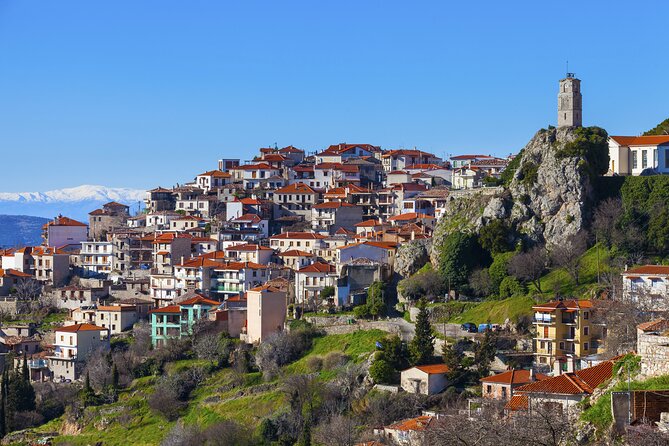 Delphi, Arachova and Levadia Krya Springs, Private Day Tour - Lunch in Delphi town: eat with a view, then reset