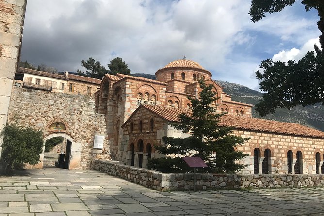 Delphi Private Full-day trip from Athens - Ancient Theater of Delphi: the view logic is the whole point