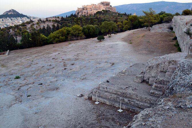 Democracy Experiential Workshop Activity on Pnyx hill, Athens - Assembly role-play: debate a case, speak up, and vote