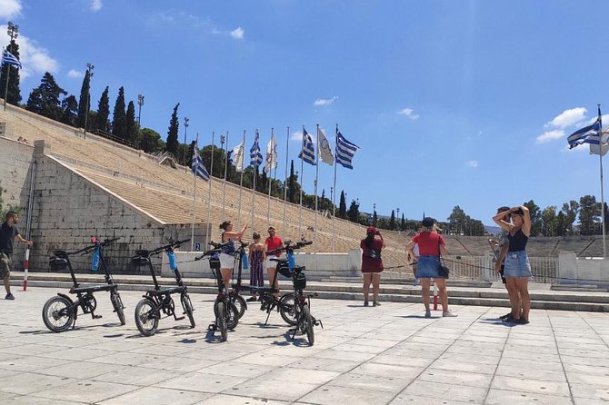 Discover the City e-bike day tours - Passing under the Acropolis and riding into Plaka