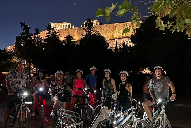 Electric Bike Tour of Athens by Night - How the e-bike helps you keep the sightseeing brain, not the workout brain
