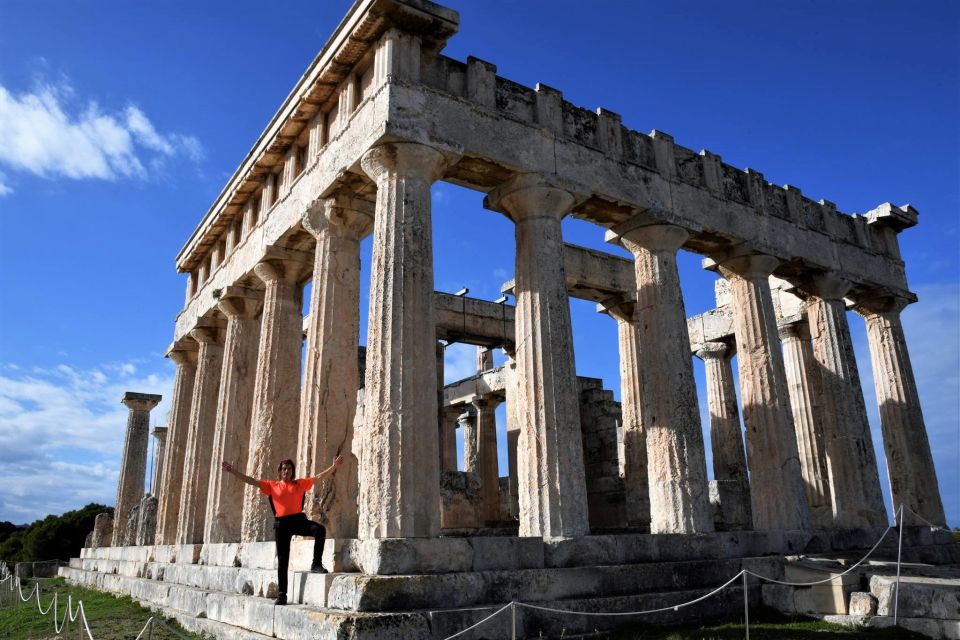 From Athens: Aegina Island E-Bike Tour with Ferry Tickets - Paleochora citadel and St. Nektarios monastery views