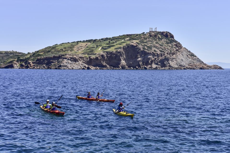 From Athens: Cape Sounion Guided Kayaking Tour with Lunch - Archi or Legrena: the swim-and-snack break that keeps it fun