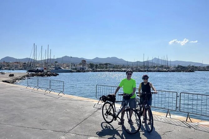 From Athens: Exploring Aegina Island by Bike - Agia Marina beach break: the swim that turns miles into a memory
