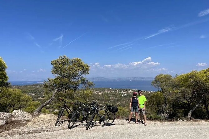 From Athens: Exploring Aegina Island by Bike - Pine forest and Agios Nektarios: the calm after the climb