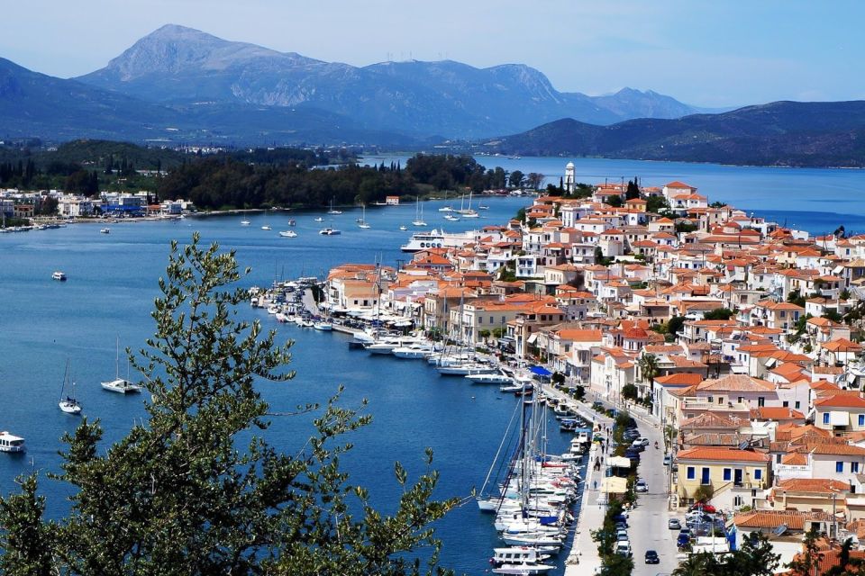 From Athens: Hydra, Poros & Aegina Cruise with Buffet Lunch - Aegina’s longer island stop: pistachios, markets, and Temple of Aphaea views