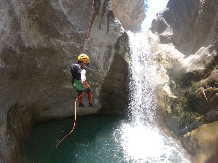 From Athens: Manikia Gorge Canyoning - The trek up the canyon: views while you warm up