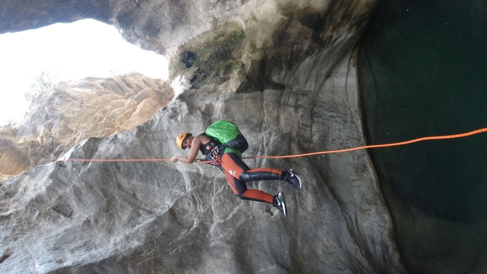 From Athens: Manikia Gorge Canyoning - River trekking and reaching spots most people never see