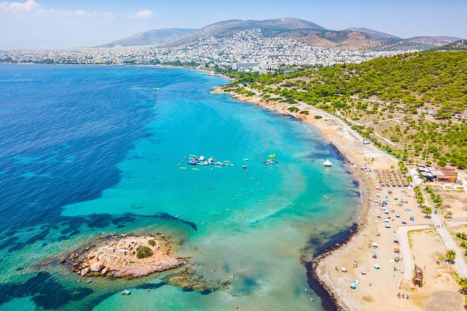 Full-day or Half-Day Trip from Athens to Cape Sounion - Lake Vouliagmeni: ticketed, unique water, and a calm one-hour pause