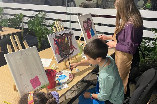 Guided Paint & Sip Workshop in Central Athens - What 2.5 hours looks like, step by step