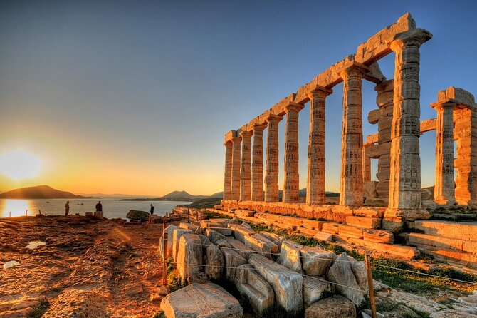Half day Cape Sounion Sunset Views at the Poseidon Temple Tesla - Temple of Poseidon: one hour on the clifftop