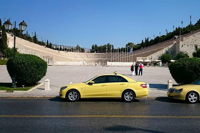 Half Day Historical Athens City Private Taxi Service Tour - Panathenaic Stadium: marble you can stand on