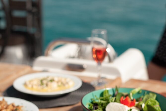 Luxury Catamaran Morning Semi-Private & Greek Gastronomy Athens - The on-board food and Greek gastronomy: breakfast to handmade dessert