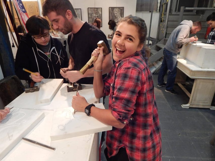 Marble Carving Workshop: Create Your own Symbol of Strength - Small Group Carving in a Dedicated Studio: The Upside of Up to Four People