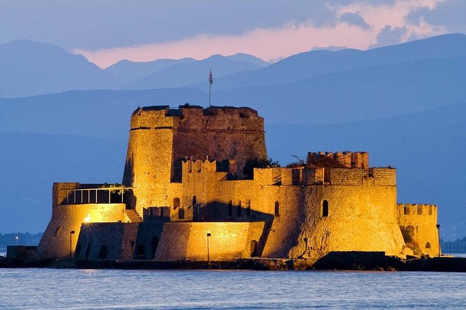 Mercedes Private Tour Nafplio, Corinth Canal, Nemea Wine Tasting - Palamidi Castle: The Photos Come With a Climb