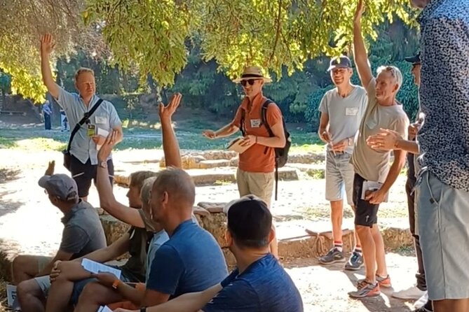 Philosophy Experiential Workshop at Plato's Academy Park -Athens - Your 2-hour flow: Digital Museum warm-up to water-timer debate