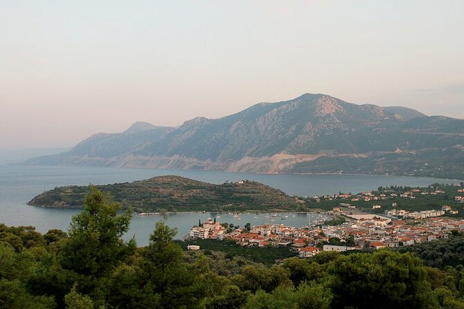 Private Boat Day-Trip to Palaia Epidavros, Aegina and Moni - Stop 4: Moni Island Beach for wildlife-free space and snorkel-friendly water