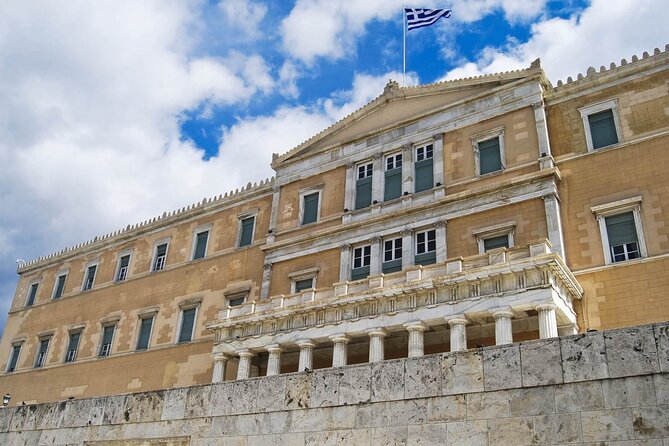 "Private City Tour of Athens" - Kallimarmaro’s marble Panathenaic Stadium in a short, satisfying hit