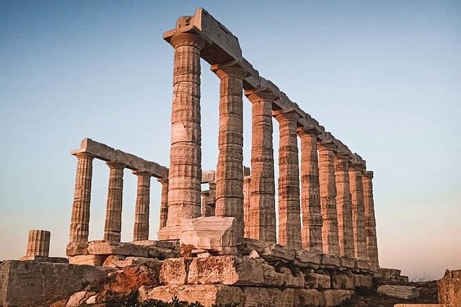 Private Full-Day Sounio Coastline Tour Attica Sunset - Temple of Poseidon at Cape Sounion: the view does the talking