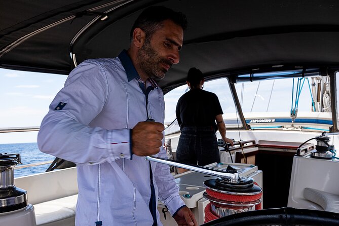 Private Luxury Sailing Cruise in Athens Riviera With Lunch - Stop 1 Near Ydrousa: Swim, Snorkel, and Chef-Prepared Lunch Timing