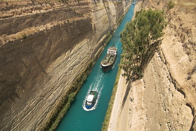 Private Tour Corinth to walk at the Path's of Apostle Paul! - Corinth Canal: a quick stop with serious scale