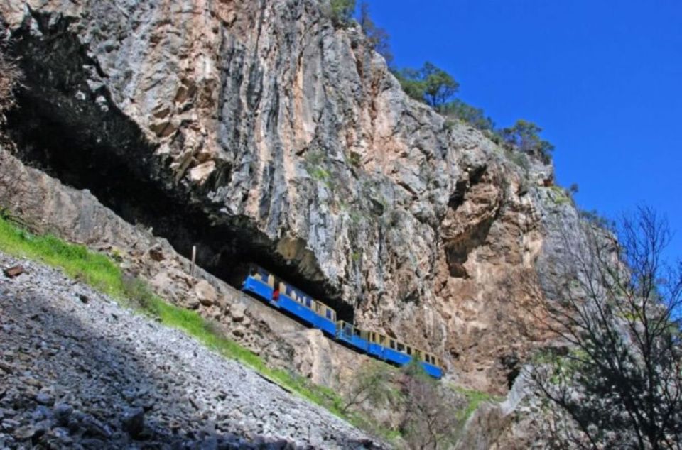 Private Tour to Ancient Corinth, Cave of Lakes & Cog Railway - Diakofto to Kalavryta by cogwheel: the Odontotos Rack Railway in Vouraikos Gorge