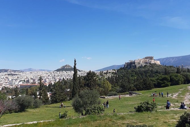Private Walking Tour- 3000 years of History around the Acropolis Rock - Stop 1: Acropolis Rock perspectives on the way to the Hill of the Muses