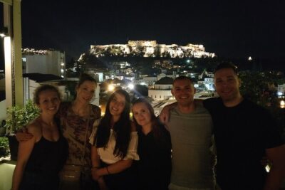 Rooftop Bar Hopping with Local Friends - Meeting Point Near Athinas 1 and the 7:00 pm Start