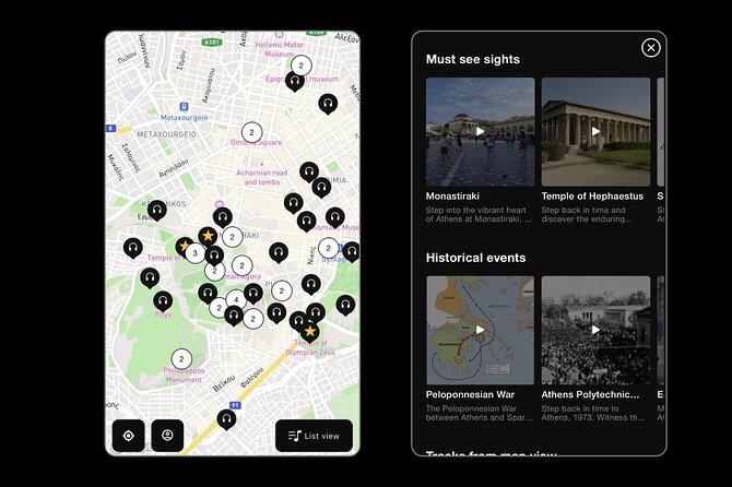 Self Guided Tour In Athens With 100 Captivating Audio Stories - A Smart Way to See Athens Without Waiting for a Group