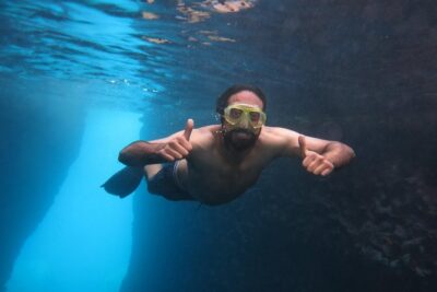 Snorkeling and swimming tour to the Poseidon's temple at Sounio cape - Stop 1: Lake Vouliagmeni—what you gain from the first coastal break