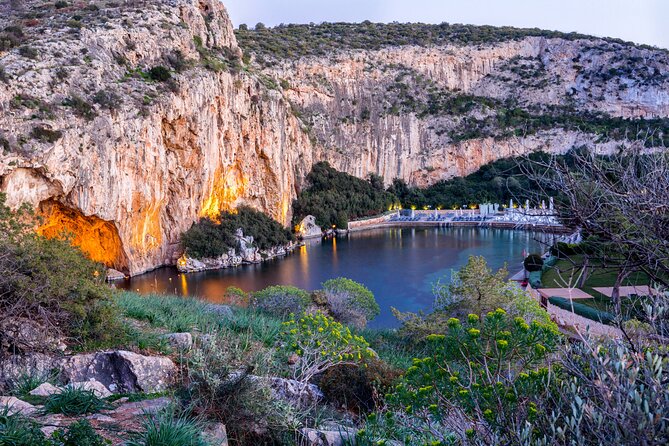 Sounion (Poseidon Temple) at Sunset - Private Half Day Tour - Stop 2: Lake Vouliagmeni and the feeling of stepping into a natural monument