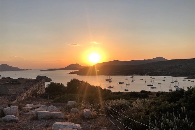 Temple of Poseidon, Sounion Sunset & Athens Riviera Private Tour - Temple of Poseidon at Sounion: the cliff, the columns, and Byron’s graffiti