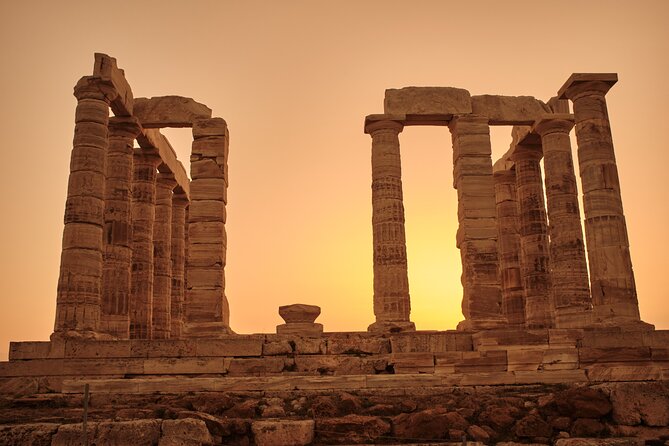 Temple Of Poseidon - Sunset Small Group Tour - Lake Vouliagmeni: a 10-minute look with big scenery potential