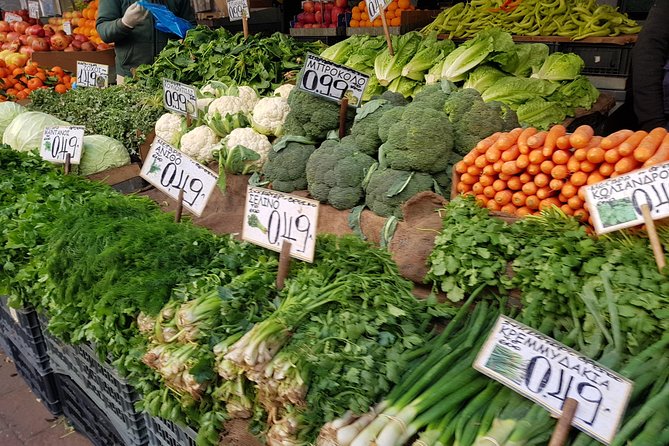 The Vegetarian food tasting tour - Central Market Athens: where ingredients steer the flavors